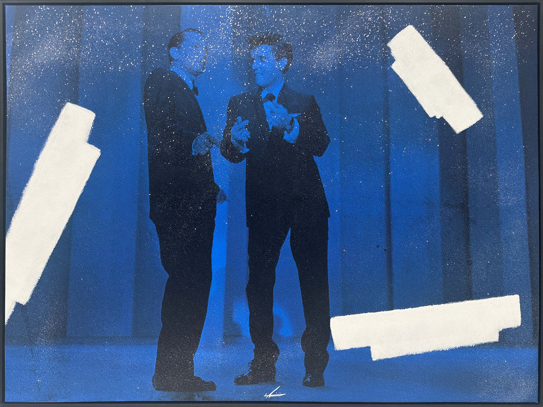 Frank & Elvis (Blue)